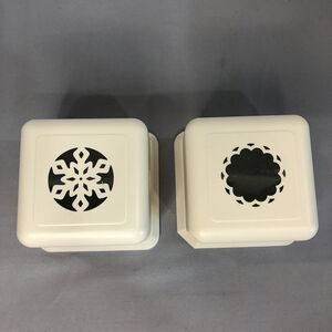 Lot of two Martha‎ Stewart Punches Skyland Snowflake and Rose Window